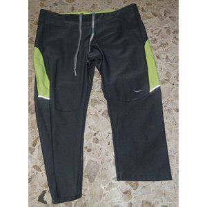 Nike Dri-Fit Women's Jogger SZ Med Gray Neon Green
